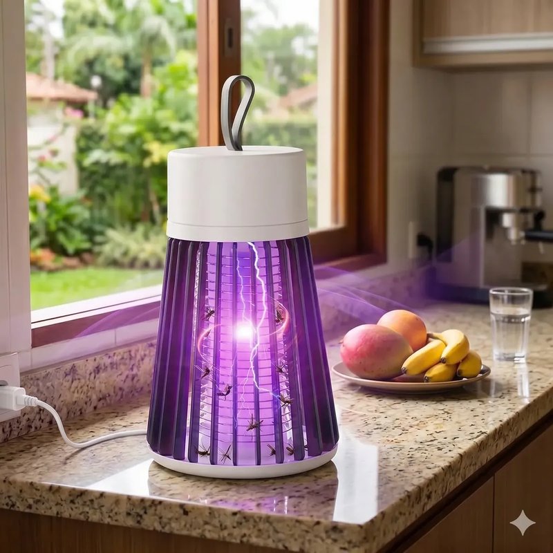 Luminária Mata-Mosquito UV com Cooler